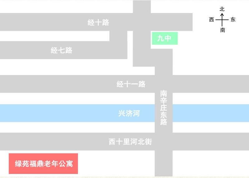 济南市绿苑福鼎老年公寓位置